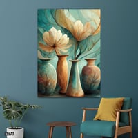 لوحة كانفس بالرسم التجريدي