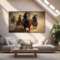 لوحة كانفس خيل