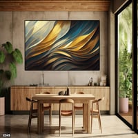 لوحة كانفس رسم تجريدي