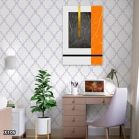 لوحة كانفس رسم تجريدي