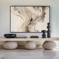 لوحة كانفس رسم تجريدي