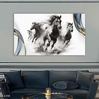 لوحة كانفس بالرسم التجريدي