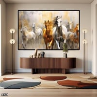 لوحة كانفس خيل