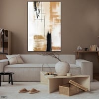 لوحة كانفس رسم تجريدي