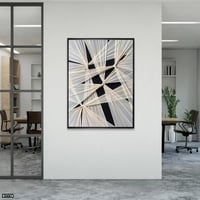 لوحة كانفس رسم تجريدي