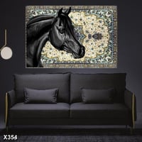 لوحة كانفاس خيل