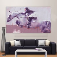 لوحة كانفس خيل