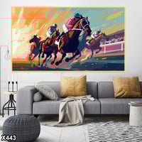 لوحة كانفاس خيل