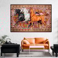 لوحة كانفس خيل