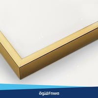 لوحة قطعتين رسم تجريدي