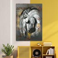 لوحة كانفس بالرسم التجريدي