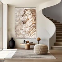 لوحة كانفس خيل