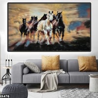 لوحة كانفاس خيل