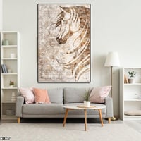 لوحة كانفس خيل