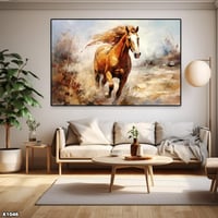 لوحة كانفس خيل