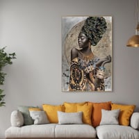 لوحة امرأة افريقية