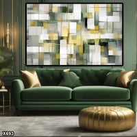 لوحة كانفس رسم تجريدي