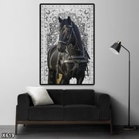 لوحة كانفس خيل