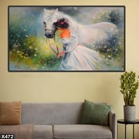 لوحة كانفاس خيل