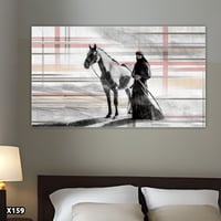 لوحة كانفس خيل