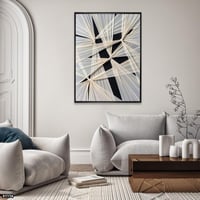 لوحة كانفس رسم تجريدي