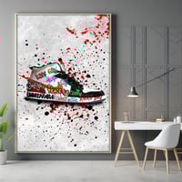 لوحة كانفس حذاء جوردن