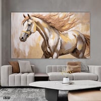 لوحة كانفس خيل