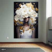 لوحة كانفس امرآة