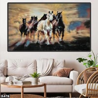 لوحة كانفاس خيل