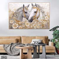 لوحة كانفاس خيل