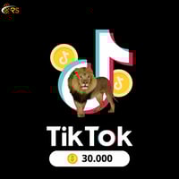 شحن TikTok | تيك توك 30,000 عملة ( أسد )