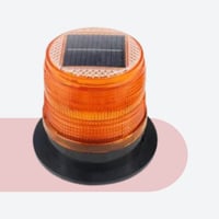 انارة تحذيرية بالطاقة الشمسية