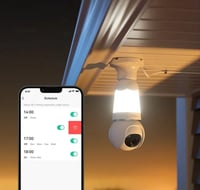 ايمو - لمبة وكاميرا 2 في 1 صورة بدقة 3K UHD رؤية ب...