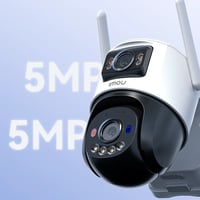 كاميرا ايمو طاقه شمسية عدستين 10 ميجا بكسل AOV Dua...