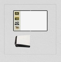 شاشه عرض للبروجكتر 72 انش