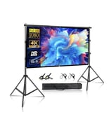 بكج ستاند وشاشه عرض+بروجكتر+سماعه