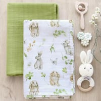 طقم مواليد من 5 قطع شامل حفر اسم الطفل