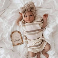 طقم مواليد من 7 قطع شامل حفر اسم الطفل