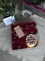 تنسيق بوكس الاكريليك مع كيكة