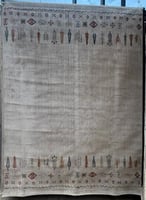 متعدد الألوان (رمادي-كريمي-برتقالي-ازرق)