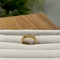 خاتم وردات زيركون