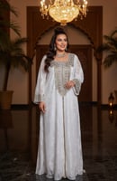 قفطان ملكي مطرز بالخرز أناقة عربية تليق بالمقاسات...