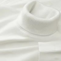 محبوك البلوزات بلون الياقة