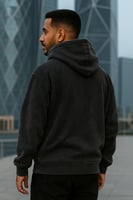 هودي رجالي كاجوال بطبعة "Faith Over Fear"