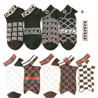 5 أزواج/10 أزواج جوارب كاحل رجالية رقيقة وقابلة لل...