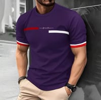 تيشيرت رجالي بطباعة شريط إلكتروني