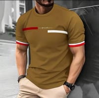 تيشيرت رجالي بطباعة شريط إلكتروني