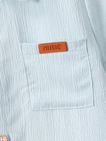 طقم من قطعتين ولادي قميص قصير الأكمام و جينز كاجوا...