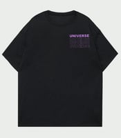 تي شيرت قطني بطباعة في الخلف