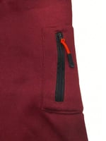 بدلة رياضية رجالية عنابي – هودي نصف سحاب مع بنطال...